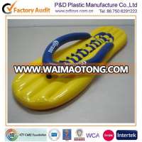 EN71 6P PVC water beach mattress inflatable flip flop